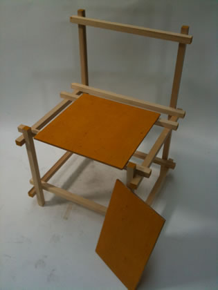 ‘Eetkamerstoel’ Rietveld Chair