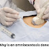 Why is an amniocentesis done?