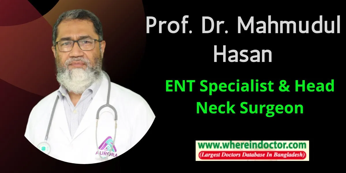Prof. Dr. Mahmudul Hasan