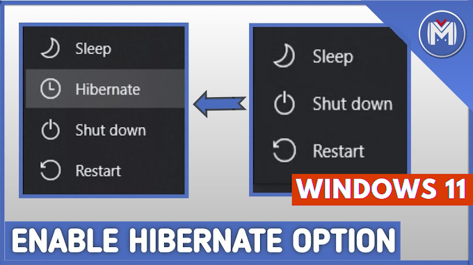 Enable Hibernate Option for Windows 11