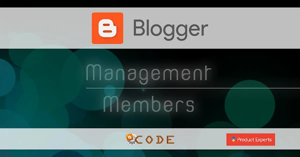 Blogger - Gestion des membres d'un blog