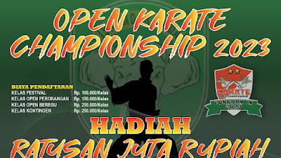  Kodam IM Gelar Kejuaraan Karate Piala Pangdam Iskandar Muda tahun 2023.