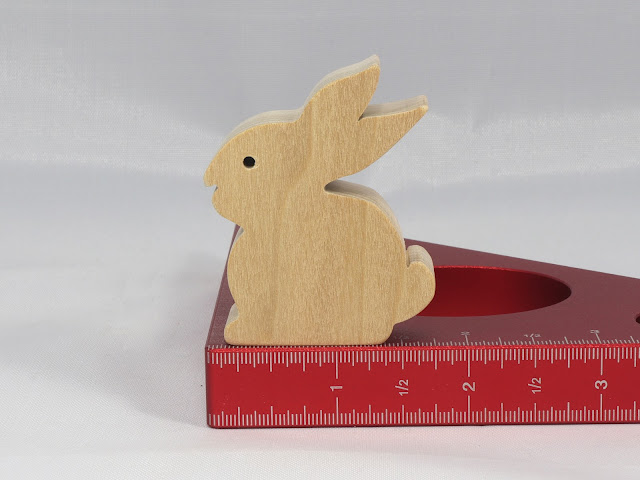 Handmade Wood Toy Bunny Rabbit Toy Cutout Freestanding, Unpainted, and Ready to Paint, from my Itty Bitty Animal Collection