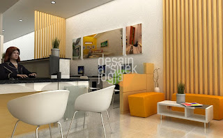 Desain Interior Front Office Minimalis Modern karya Desain Arsitek Jogja