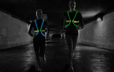 Tracer360, Revolutionary Illuminated And Reflective Vest For Running OR Cycling At The Night