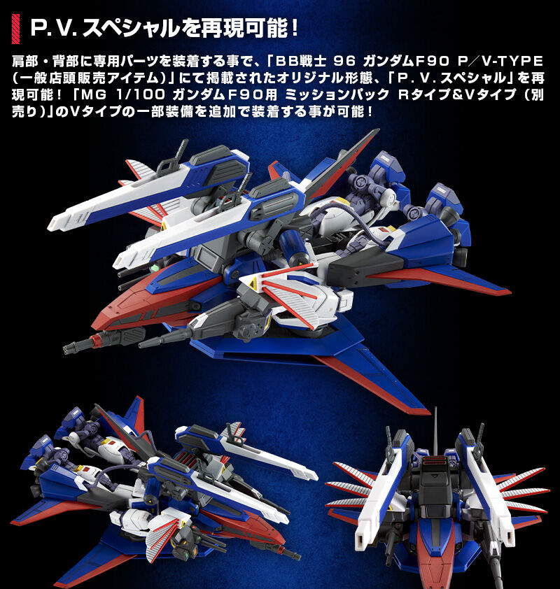 MG 1/100 MISSION PACK P TYPE FOR GUNDAM F90 - 16