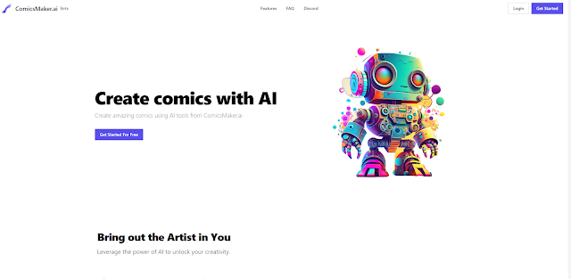 ابتكر رسومًا هزلية باستخدام الذكاء الاصطناعي: comicsmaker.ai