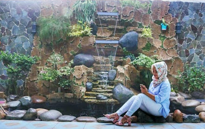 Jasa Pembuatan Relief Tebing Air Terjun di Cirebon - Alby flora