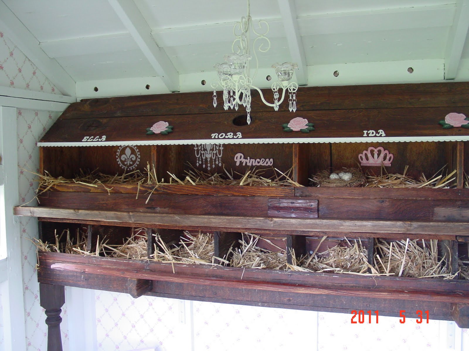 Chicken Co-op Nesting Boxes