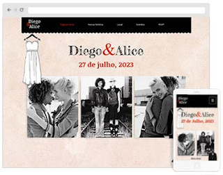 site de casamento