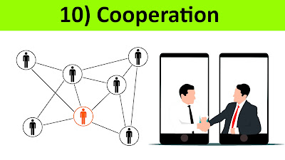 10) Cooperation :  ಸಹಕಾರ