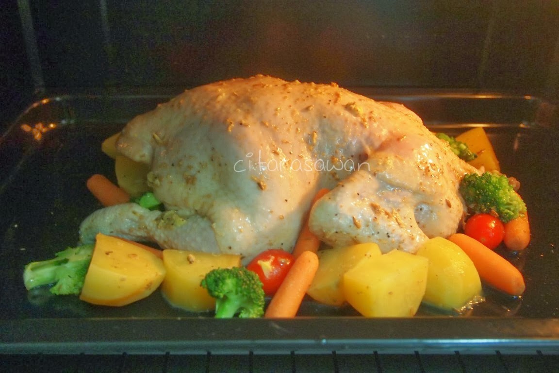 Ayam Panggang Rosemary / Rosemary Grilled Chicken ~ Resepi 