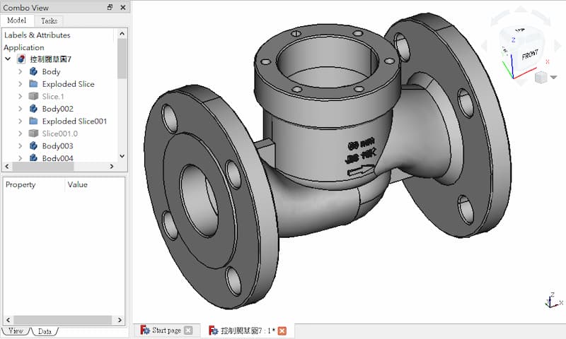 Drawing software：FreeCAD 0.19.1