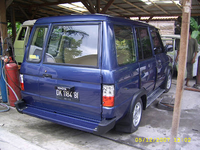 CET MOBILLE BODY REPAIR TOYOTA KIJANG  SUPER  MODIFIKASI  BODI