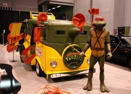 Teenage Mutant Ninja Turtles Van arrived