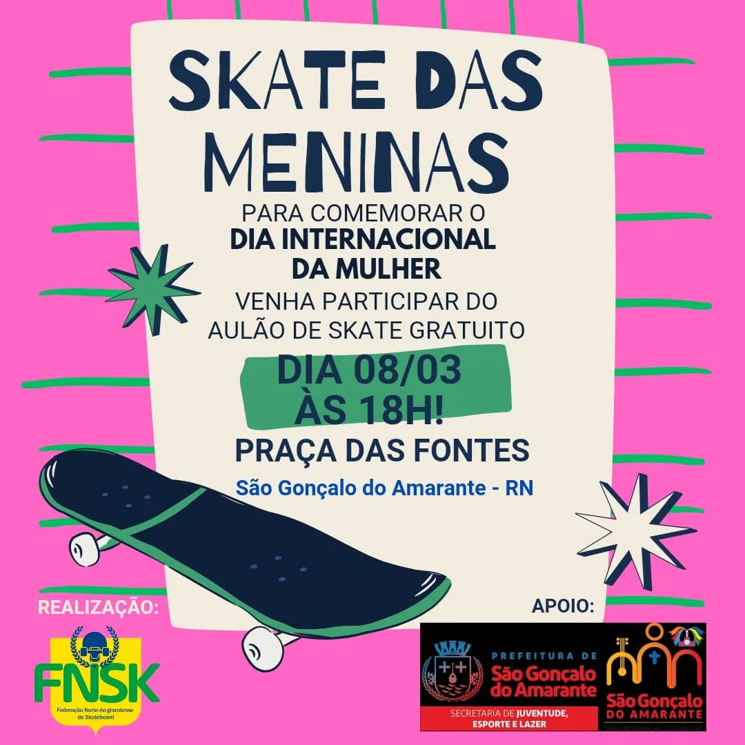 Convite para a comemoração do dia internacional da mulher.