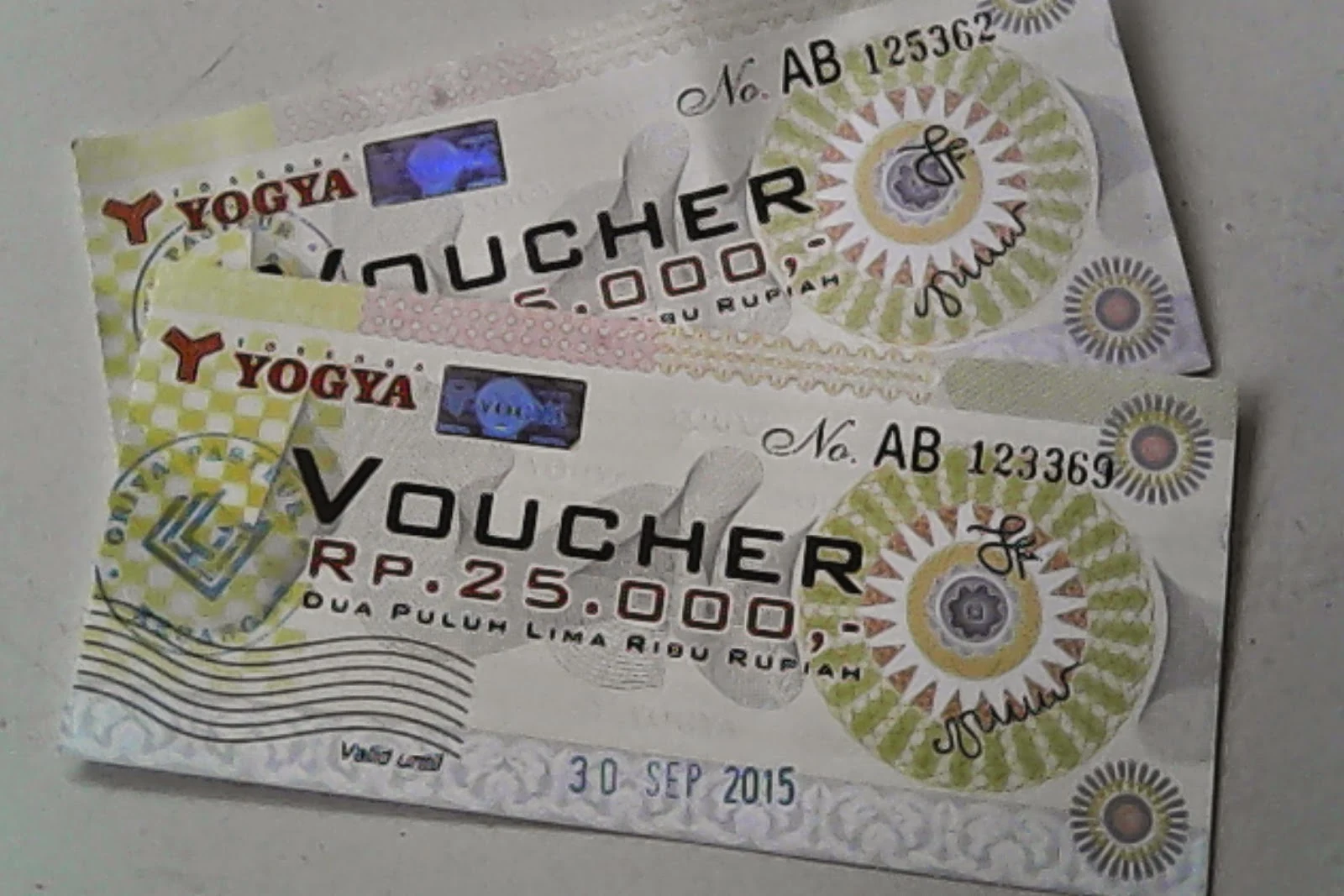 Voucher belanja