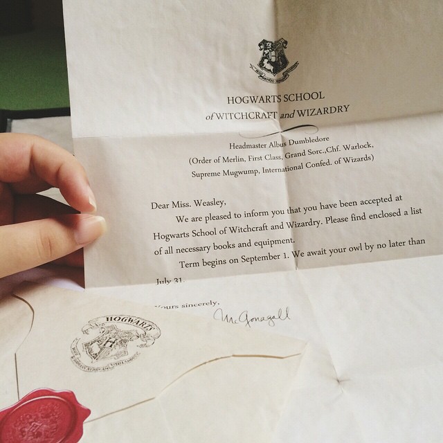 Como fazer: Carta de Hogwarts + Ticket Plataform 9 3/4 