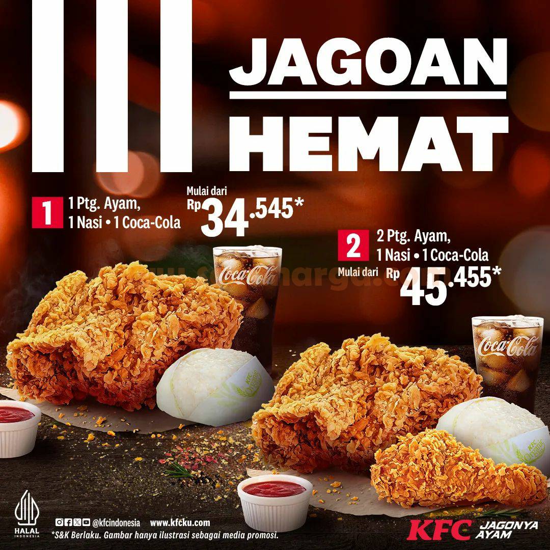 Promo KFC Jagoan Hemat – mulai dari Rp. 34.545