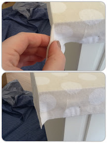 covering drawers in fabric