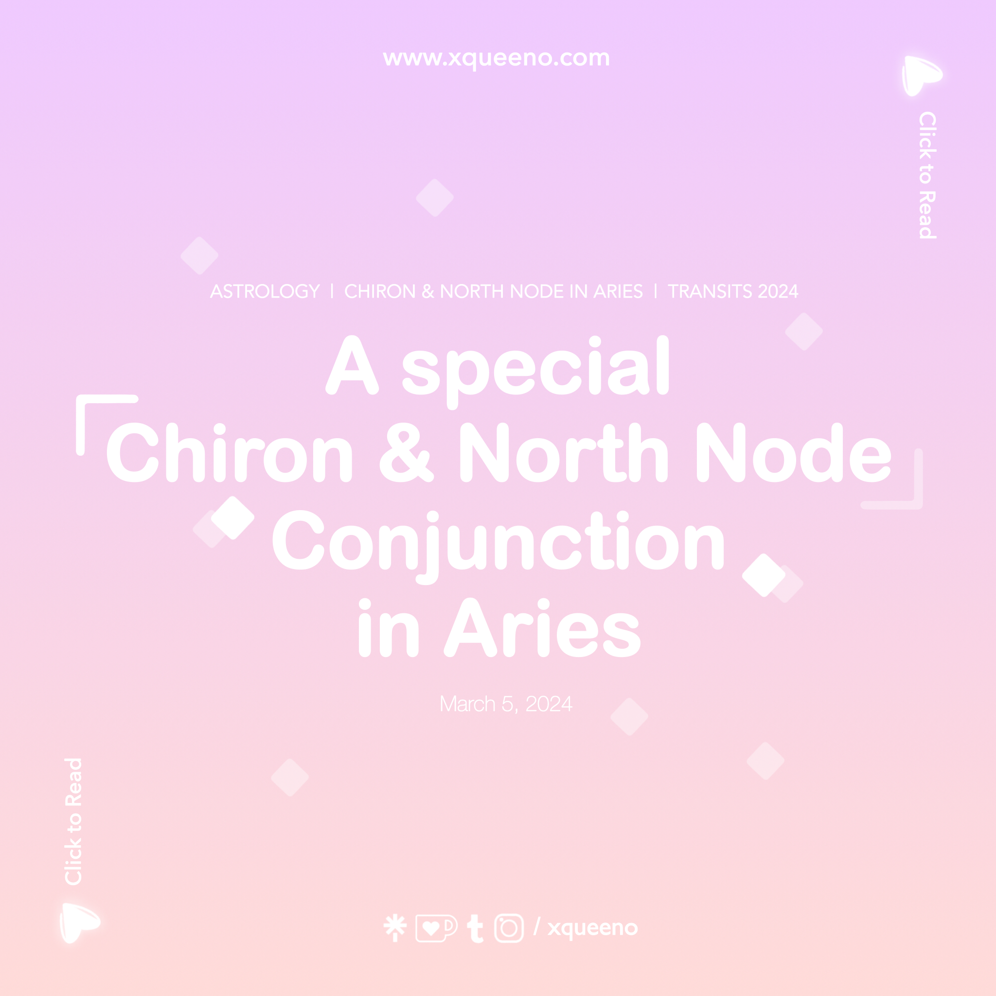 A Special Chiron & North Node Conjunction in Aries | March 5, 2024 Transit Astrology