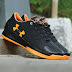 Sepatu Sport Under Armour Hitam Orange [UA1804]