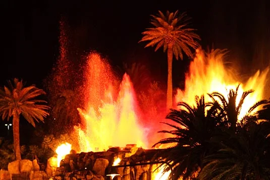 The Volcano at the Mirage Hotel and Casino