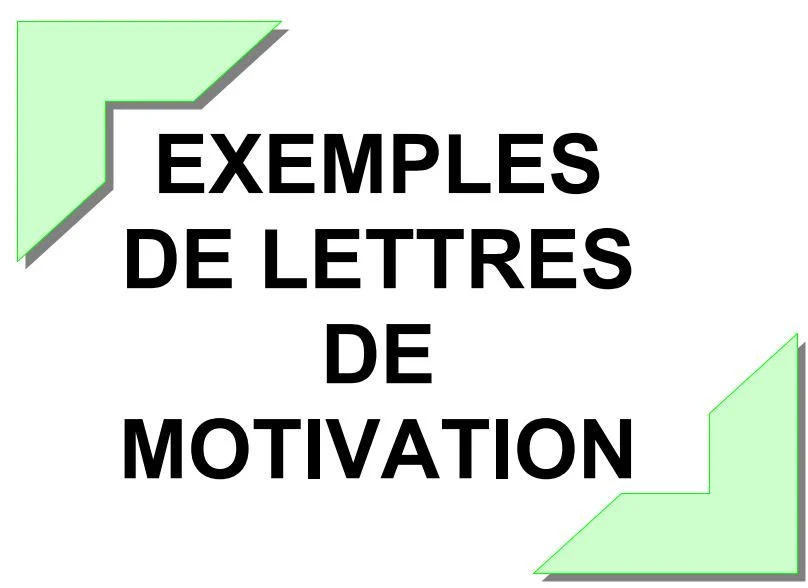 télécharger 20 exemples de modèles de lettres de motivation ordinaires ou candidatures spontanées. appelée aussi demande d'emploi.