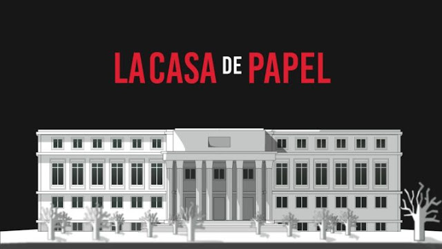 المسلسل الاسباني الشهير La casa de pape بيت من ورق