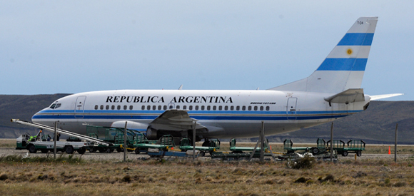 Boeing 737 500 flota presidencia argentina comprado aerolíneas argentinas