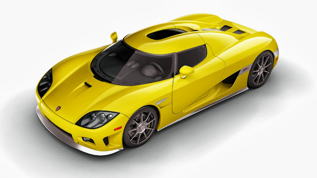 Yellow Koenigsegg