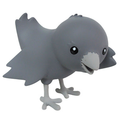 Strangekiss x Iconfactory Mono Ollie the Twitterrific Bird Vinyl Figure by David Lanham