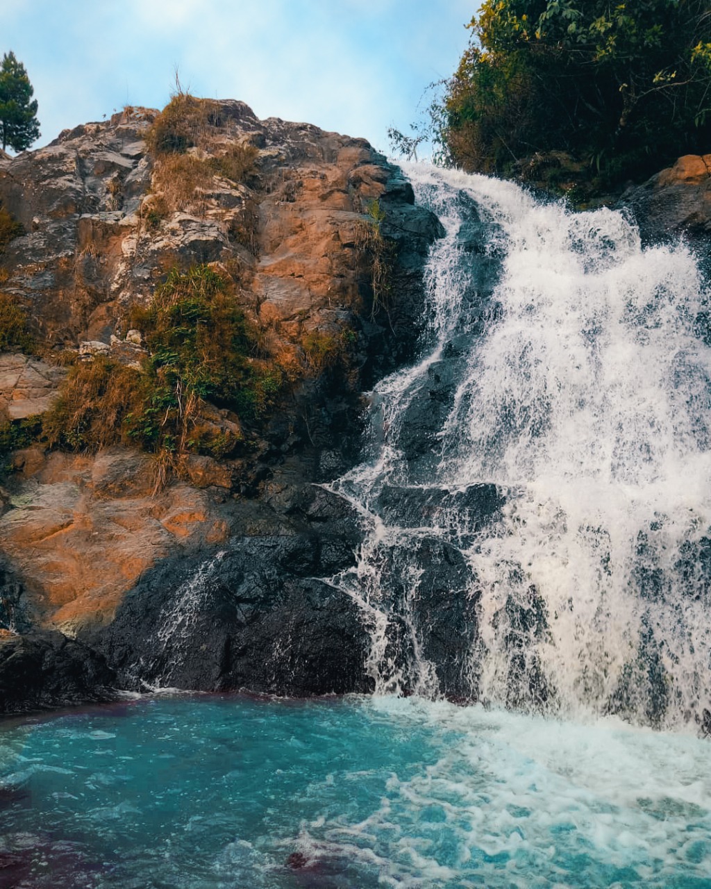 Salah satu tingkatan Curug Buana