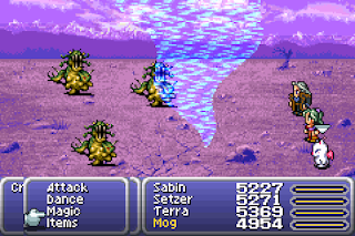 Sabin uses the Soul Spiral Blitz in Final Fantasy VI.