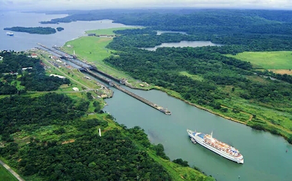 Panama canal :one of the two most strategic artificial waterways in the world 