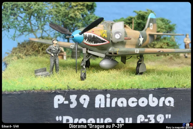 Diorama P-39 Airacobra "Drague au P-39".