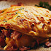 Receta del omelet con tocino y queso