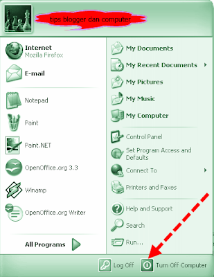 tips mematikan laptop dengan benar dengan sangat mudah