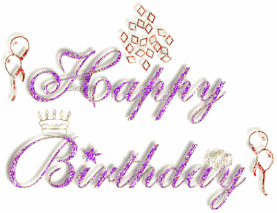 Animated gif image of happy birthday
