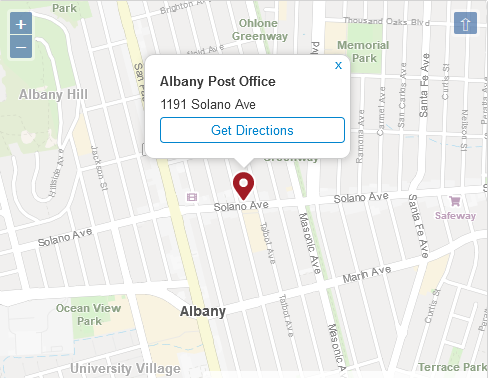 Post Office Albany Phone Number