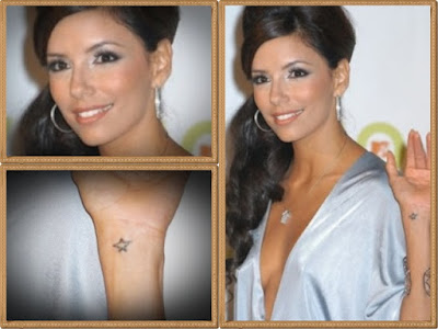 eva longoria tattoos initials