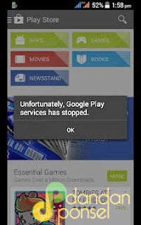 Mengatasi Error Google Play Service Has Stopped