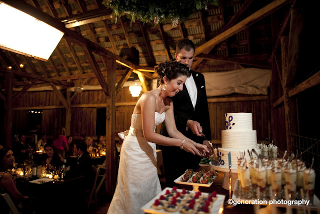 Mini Dessert Table for Enchanted Barn Wedding