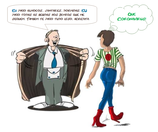 Cartoon: - OS CORONAVÍRUS  |  Época dos confinamentos em 2020