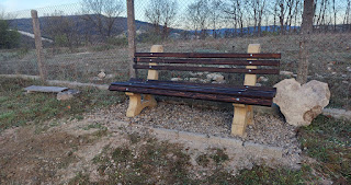 Old bench and new