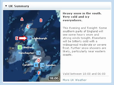 Google Earth Design: BBC WEATHER Maps