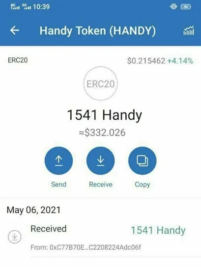 Earn Free 110 Handy ($9 Dollars)  Crypto From HandyPick Game