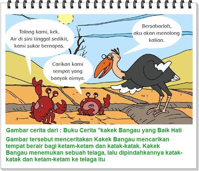 Gambar Cerita Kakek Bangau