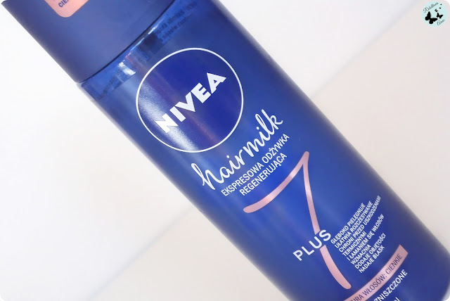 Moja recenzja - ekspresowa odżywka regenerująca do włosów Hairmilk z Nivea