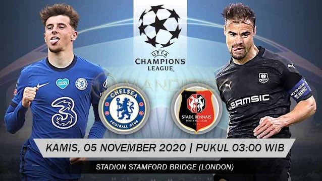 Prediksi Chelsea Vs Rennes, Kamis 05 November 2020 Pukul 03.00 WIB